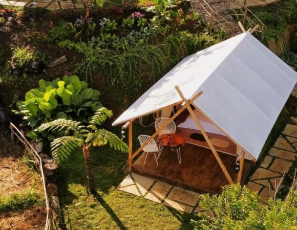 Sikabu Glamping di Persawahan Payakumbuh