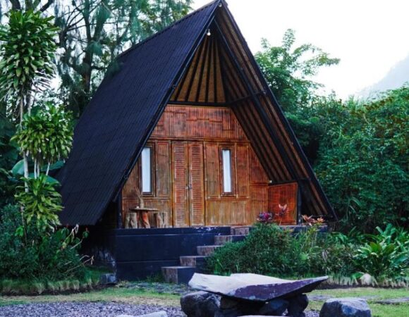 Bamboo Mount Batur Glamping Kabin Bambu