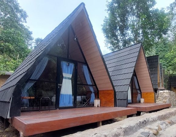 Villa Air Glamping Bogor di Hutan Megamendung