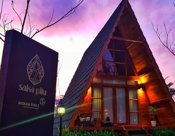 Balkondes Saka Pitu Glamping Kabin Borobudur