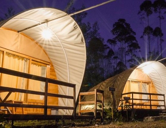 Keong Tent Glamping Ciwidey Seru dan Syahdu